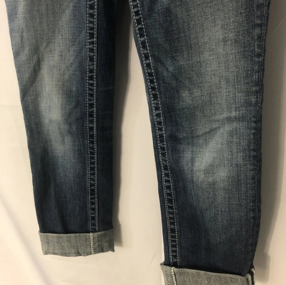 Miss Me Womens Blue Medium Wash Rhinestone 5 Pocket Denim Jeans Size 26 - Picture 5 of 6